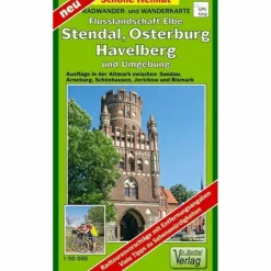Fahrradkarten|Wanderkarten Und Winterkarten*FLUSSLANDSCHAFT ELBE, STENDAL, ARNEBURG - Wanderkarte