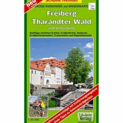 FREIBERG THARANDTER WALD UND UMGEBUNG - Wanderkarte^ Fahrradkarten|Wanderkarten Und Winterkarten