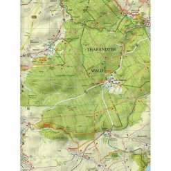 FREIBERG THARANDTER WALD UND UMGEBUNG - Wanderkarte^ Fahrradkarten|Wanderkarten Und Winterkarten