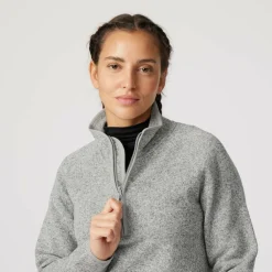 Damen FRILUFTS Pullover Und Fleecepullover*HAGLEREN KNITTED FLEECE HALFZIP Damen - Fleecepullover