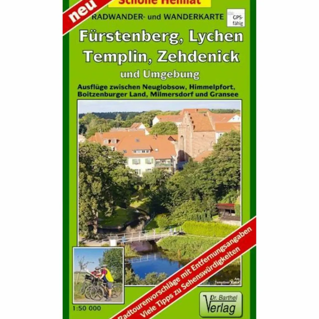 FÜRSTENBERG, LYCHEN, TEMPLIN, ZEHDENICK - Wanderkarte^ Fahrradkarten|Wanderkarten Und Winterkarten