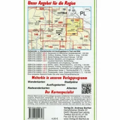 Fahrradkarten|Wanderkarten Und Winterkarten*FÜRST-PÜCKLER-PARK BAD MUSKAU, SPREMBERG - Wanderkarte