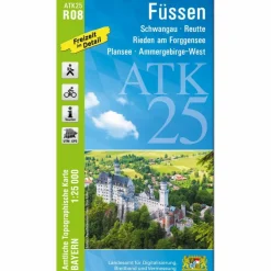 Fahrradkarten|Wanderkarten Und Winterkarten*FÜSSEN 1:25 000 - Wanderkarte