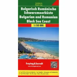 Straßenkarten|Straßenkarten*FUB BULGARISCH RUMÄNISCHE SCHWARZMEERKÜS - Straßenkarte