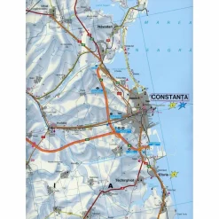 Straßenkarten|Straßenkarten*FUB BULGARISCH RUMÄNISCHE SCHWARZMEERKÜS - Straßenkarte