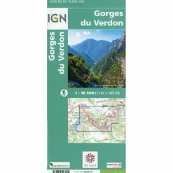 Wanderkarten Und Winterkarten|Wanderkarten Und Winterkarten*GORGES DU VERDON 1 : 16 500 - Wanderkarte