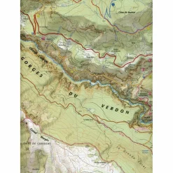 Wanderkarten Und Winterkarten|Wanderkarten Und Winterkarten*GORGES DU VERDON 1 : 16 500 - Wanderkarte