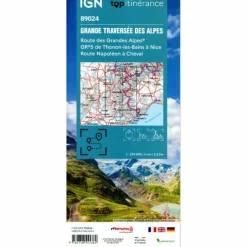 GRANDE TRAVERSÉE DES ALPES - Straßenkarte^ Straßenkarten|Straßenkarten
