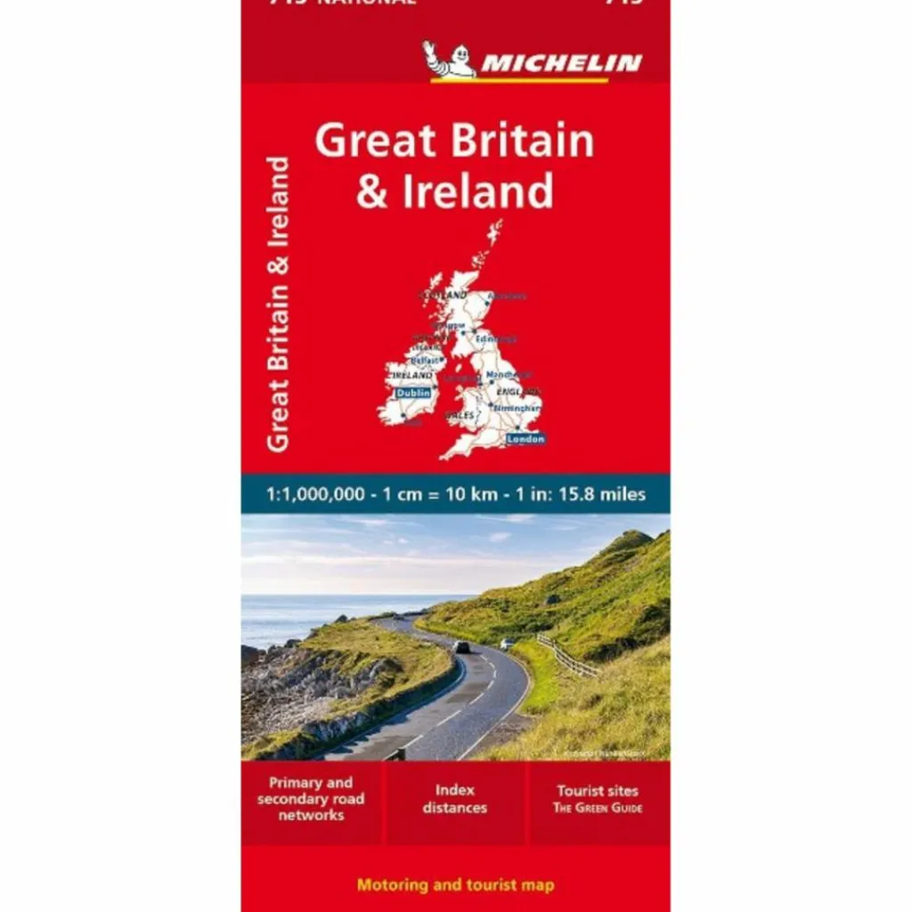 Straßenkarten|Straßenkarten*GREAT BRITAIN & IRELAND 2023 - MICHELIN NATIONAL MAP 713 - Straßenkarte