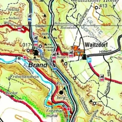 Wanderkarten Und Winterkarten|Wanderkarten Und Winterkarten*GROSSE KARTE DER SÄCHSISCHEN SCHWEIZ LAMINIERT 1 : 30.000 - Wanderkarte