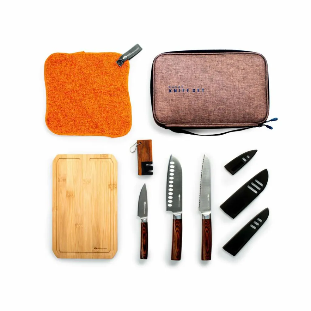 GSI RAKAU KNIFE SET^ Campingtöpfe Und Campinggeschirr|Grillen Und Picknick