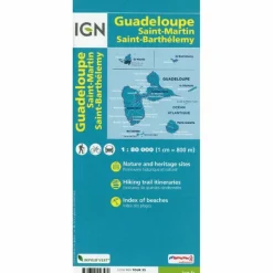 Fahrradkarten|Wanderkarten Und Winterkarten*GUADELOUPE 1 : 80 000