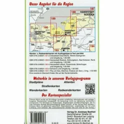 Fahrradkarten|Wanderkarten Und Winterkarten*HANSESTADT WISMAR, INSEL POEL, BOLTENHAG - Wanderkarte