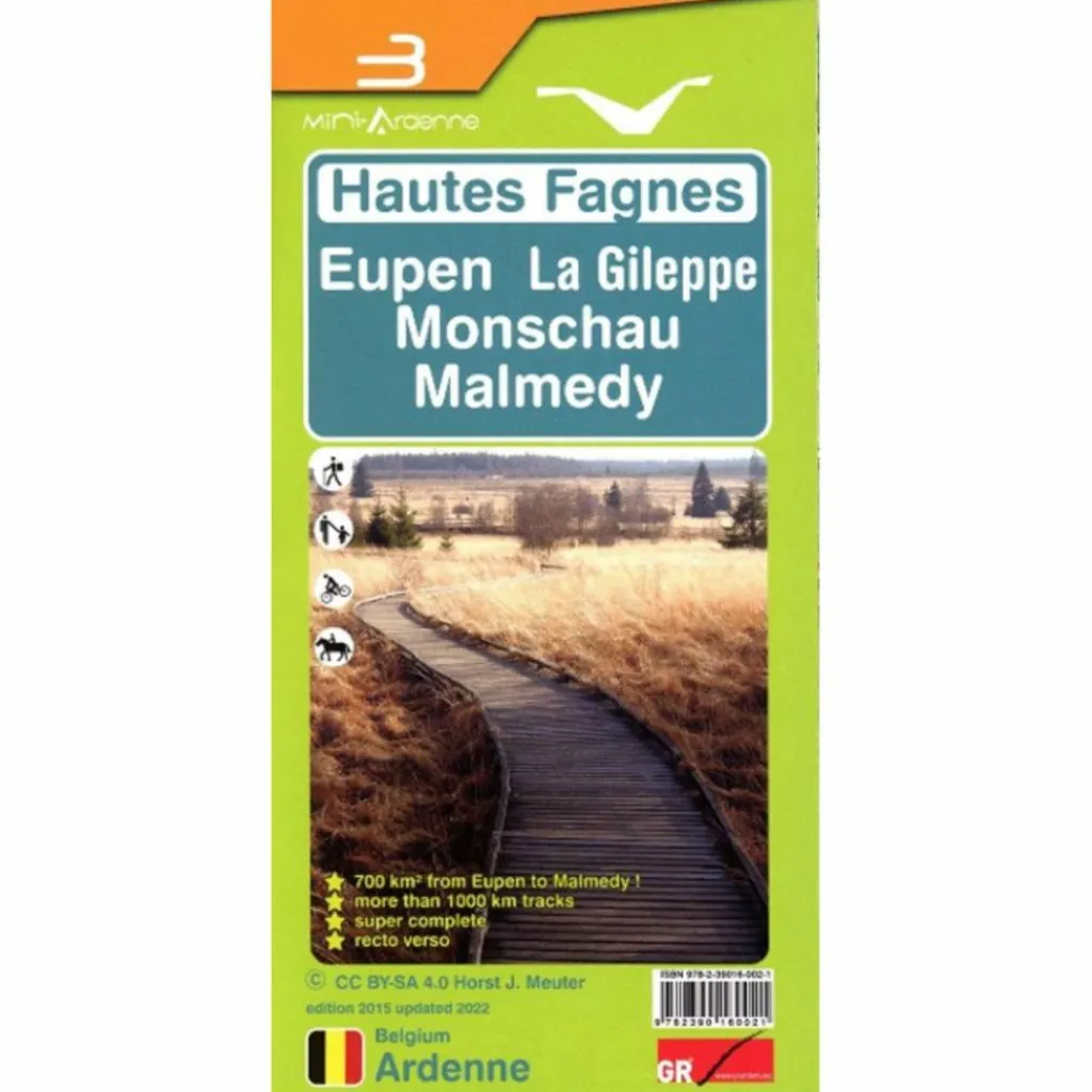 HAUTES FAGNES 1 : 25.000 - Wanderkarte^ Wanderkarten Und Winterkarten|Wanderkarten Und Winterkarten