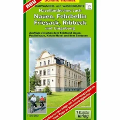 Fahrradkarten|Wanderkarten Und Winterkarten*HAVELLÄNDISCHES LUCH, NAUEN, FEHRBELLIN - Wanderkarte