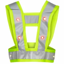 heyReflect LED HIGH VISIBILITY VEST Kinder - Weste^Kinder Reflektierendes Zubehör|Fahrradausrüstung Für Kinder