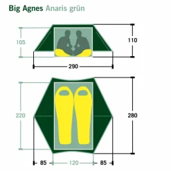 Hilleberg 2-Personen-Zelte|Sommerzelte*ANARIS
