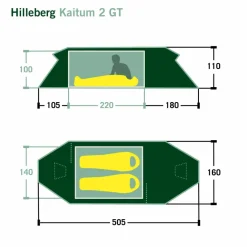 Hilleberg 2-Personen-Zelte|Winterzelte*KAITUM 2 GT - Tunnelzelt