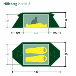 Hilleberg KERON 3 - Tunnelzelt^ 2-Personen-Zelte|Winterzelte
