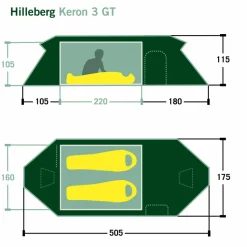 Hilleberg 3-Personen-Zelte|Winterzelte*KERON 3 GT - Tunnelzelt