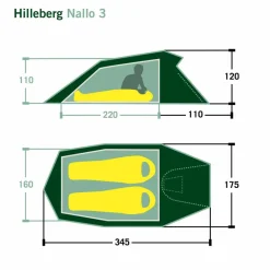 Hilleberg 2-Personen-Zelte|Winterzelte*NALLO 3 - Tunnelzelt
