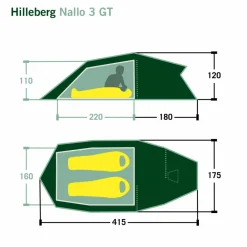 Hilleberg NALLO 3 GT - Tunnelzelt^ 2-Personen-Zelte|Winterzelte