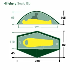 Hilleberg SOULO BL - Einpersonenzelt^ 1-Personen-Zelte|Winterzelte