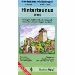 HINTERTAUNUS WEST 1:25.000, BLATT 43-5 - Wanderkarte^ Wanderkarten Und Winterkarten|Wanderkarten Und Winterkarten