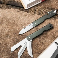 HISTORY KNIFE & TOOL Klappmesser*JAPANESE ARMY PEN KNIFE CAN OPENER - Klappmesser