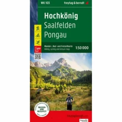 Wanderkarten Und Winterkarten|Wanderkarten Und Winterkarten*HOCHKÖNIG, WANDER-, RAD- UND FREIZEITKARTE 1:50.000 - Wanderkarte