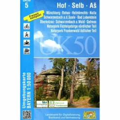 HOF SELB AS 1 : 50 000 (UK50-5)^ Fahrradkarten|Wanderkarten Und Winterkarten