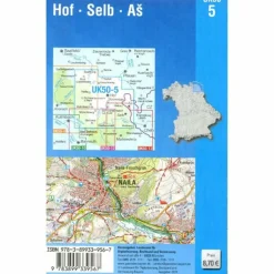 HOF SELB AS 1 : 50 000 (UK50-5)^ Fahrradkarten|Wanderkarten Und Winterkarten