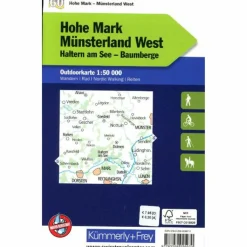 Fahrradkarten|Wanderkarten Und Winterkarten*HOHE MARK - MÜNSTERLAND WEST NR. 60 OUTDOORKARTE DEUTSCHLAND - Karte
