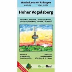 HOHER VOGELSBERG 1:25.000 - Wanderkarte^ Wanderkarten Und Winterkarten|Wanderkarten Und Winterkarten