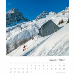Kalender*HÜTTEN UNSERER ALPEN 2026 - Kalender