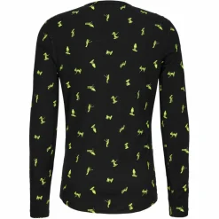 Herren Icebreaker Shirts Und Tops*M MERINO 200 OASIS LS CREWE SNOW DAY AOP Herren - Langarmshirt