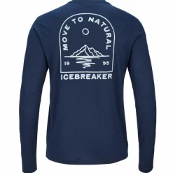 Icebreaker M MERINO 150 TECH LITE LS TEE ROAD TO COOK Herren - Langarmshirt^Herren Shirts Und Tops