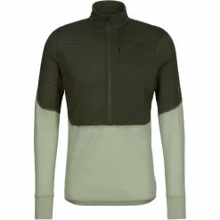 Icebreaker MEN MERINO BLEND 200 REALFLEECE DESCENDER LS HALF ZIP Herren - Funktionsshirt^Herren Funktionsunterwäsche|Shirts Und Tops