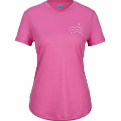 Damen Icebreaker Shirts Und Tops*W MERINO 125 COOL-LITE SPHERE SS TEE ACROSS Damen - Funktionsshirt