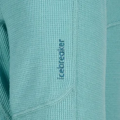 Icebreaker W MERINO BLEND 260 WAFFLE KNIT WANDER LS HALF ZIP Damen - Wollpullover^Damen Pullover Und Fleecepullover