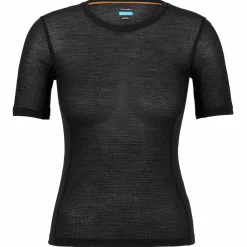 Damen Icebreaker Funktionsunterwäsche|Shirts Und Tops*WOMEN MERINO 75 COOL-LITE FEATHERLIGHT SS CREWE Damen - Baselayer