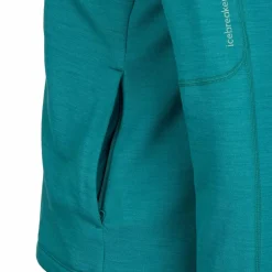 Icebreaker WOMEN MERINO 360 REALFLEECE ELEMENTAL LS ZIP HOODIE Damen - Wolljacke^Damen Pullover Und Fleecepullover|Outdoorjacken