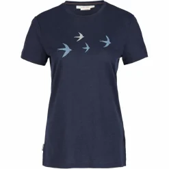Icebreaker WOMEN MERINO 150 TECH LITE SS TEE BIRD TRANSIT Damen - Funktionsshirt^Damen Shirts Und Tops