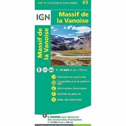 Wanderkarten Und Winterkarten|Wanderkarten Und Winterkarten*IGN 75 000 TOURISTISCHE WANDERKARTE 03 MASSIF DE LA VANOISE