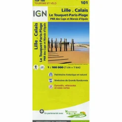 IGN 101 LILLE - CALAIS 1:100.000 - Karte^ Straßenkarten|Straßenkarten