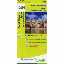 IGN 149 LYON ST-ÉTIENNE 1:100 000 - Karte^ Straßenkarten|Straßenkarten