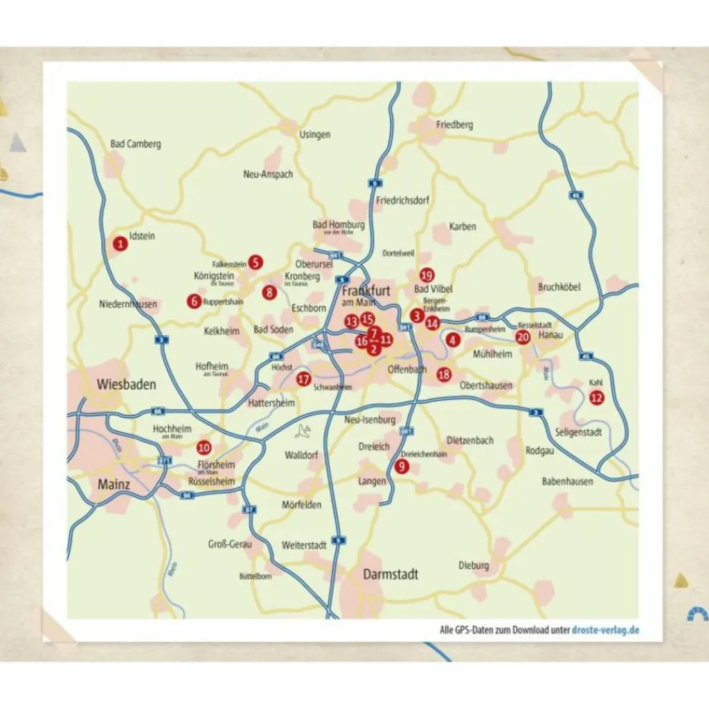 Wanderführer*IN UND UM FRANKFURT. WANDERN FÜR DIE SEELE
