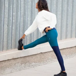 Inaska HIGH WAIST TIGHT  WILD BLUE-PETROL Damen - Leggings^Damen Outdoorhosen