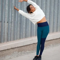 Inaska HIGH WAIST TIGHT  WILD BLUE-PETROL Damen - Leggings^Damen Outdoorhosen