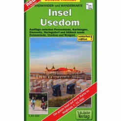 INSEL USEDOM 1 : 35 000 RADWANDER- UND W - Wanderkarte^ Fahrradkarten|Wanderkarten Und Winterkarten